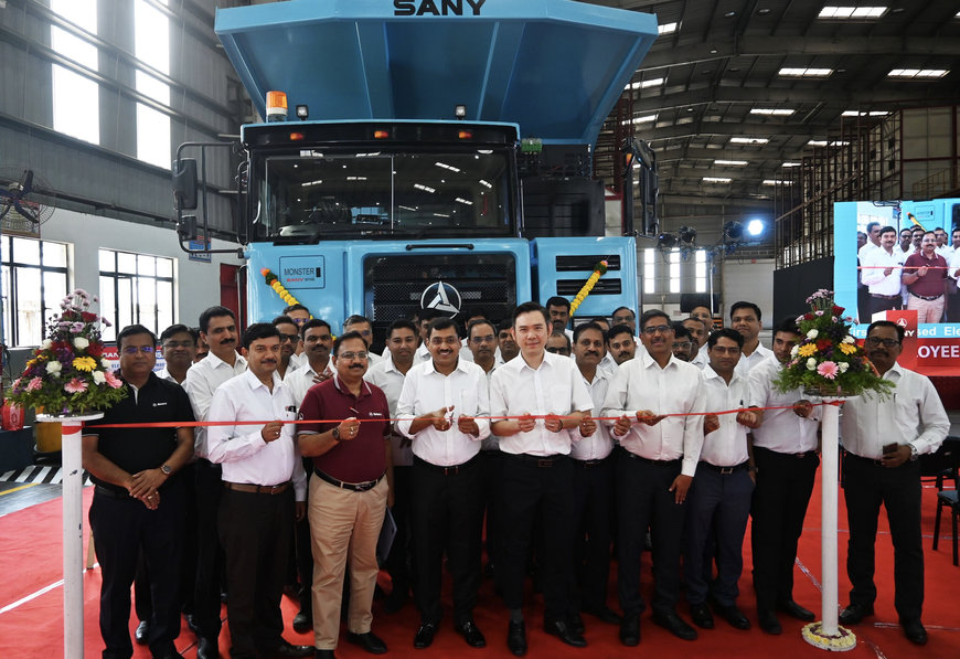 Sany India Unveils India's First Fully Electric Mining Truck
